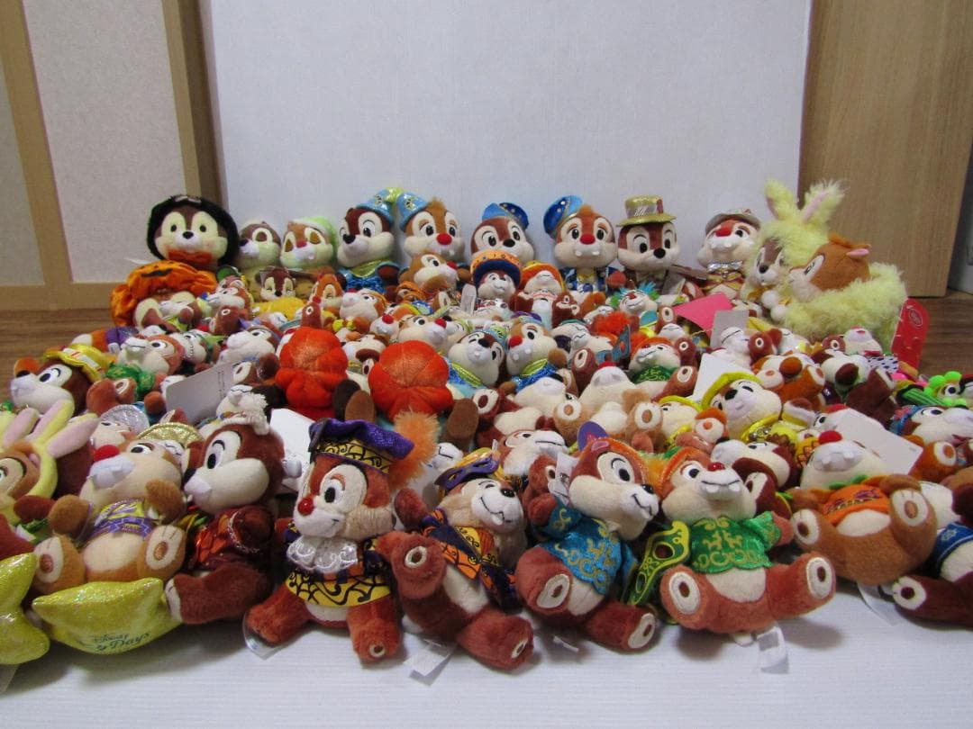 A1172 ディズニー　チップとデール　ぬいぐるみ 122 体セット