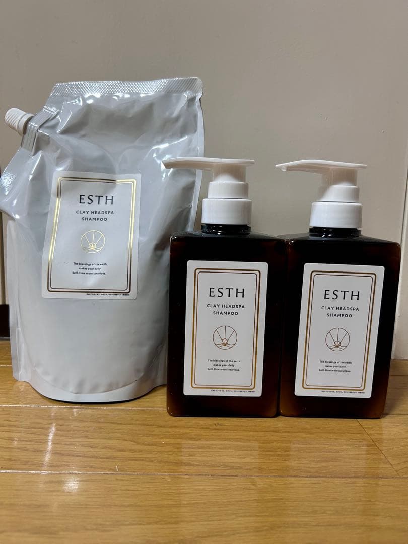 新品未使用！ESTH クレイヘッドスパシャンプー 詰替セット