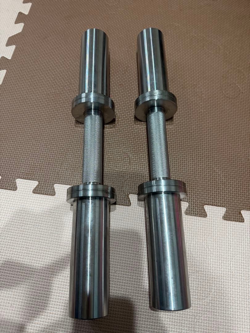 GFC製　ステンレスオリンピックダンベルシャフト ステンレスオリンピックダンベルシャフト : GentlemanFitnessClub