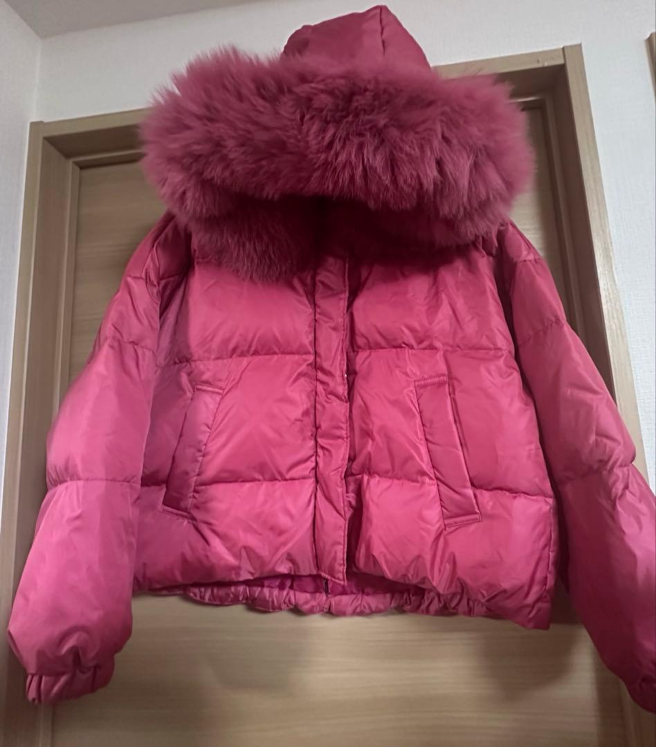 お値下げ不可❣️グレースコンチネンタル　ダイヤグラム　ダウン　ピンク