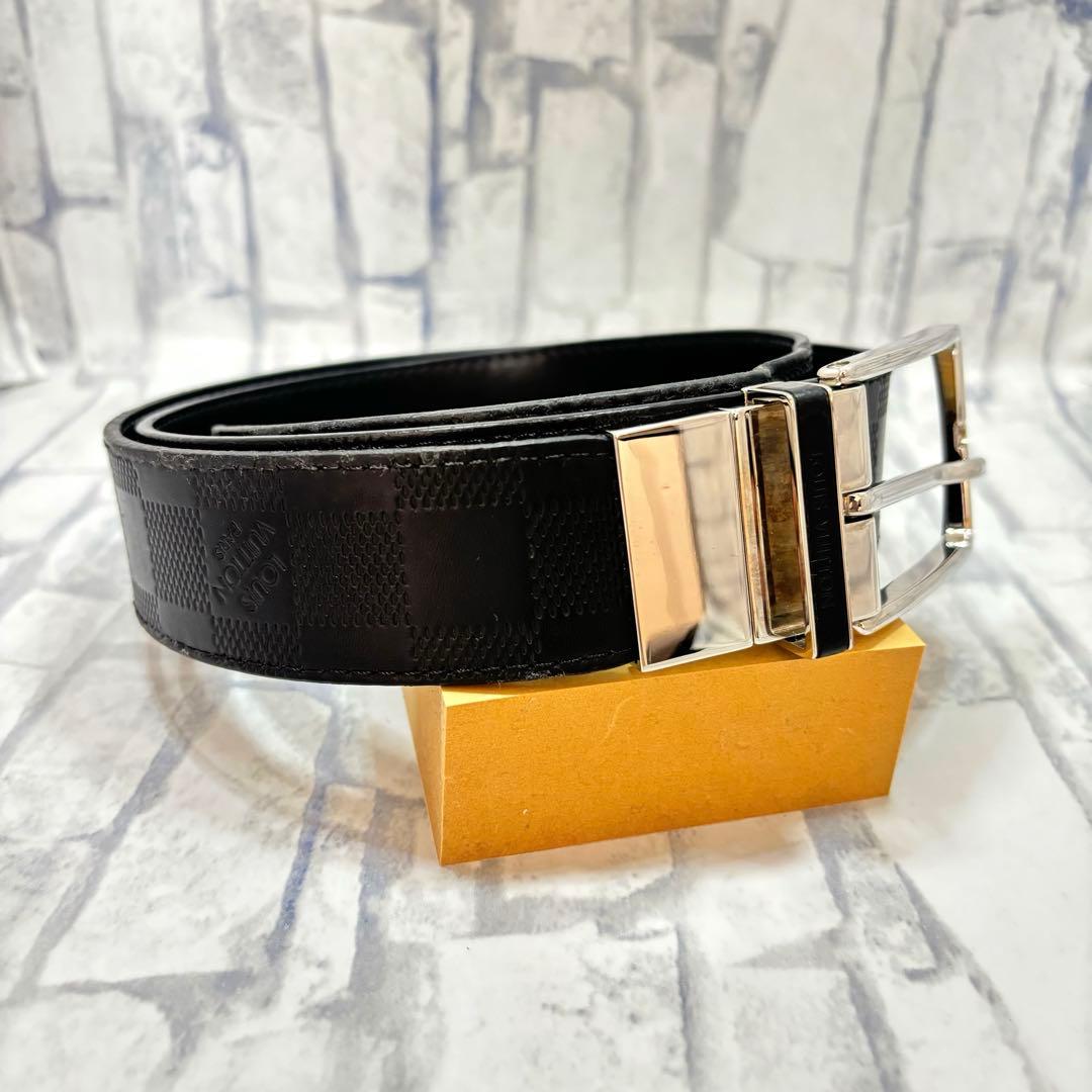 ルイヴィトン　ベルト　ダミエアンフィニ　M9906 楽天市場】LOUIS VUITTON□ ベルトスレンダー M9906 38 95 ダミエ