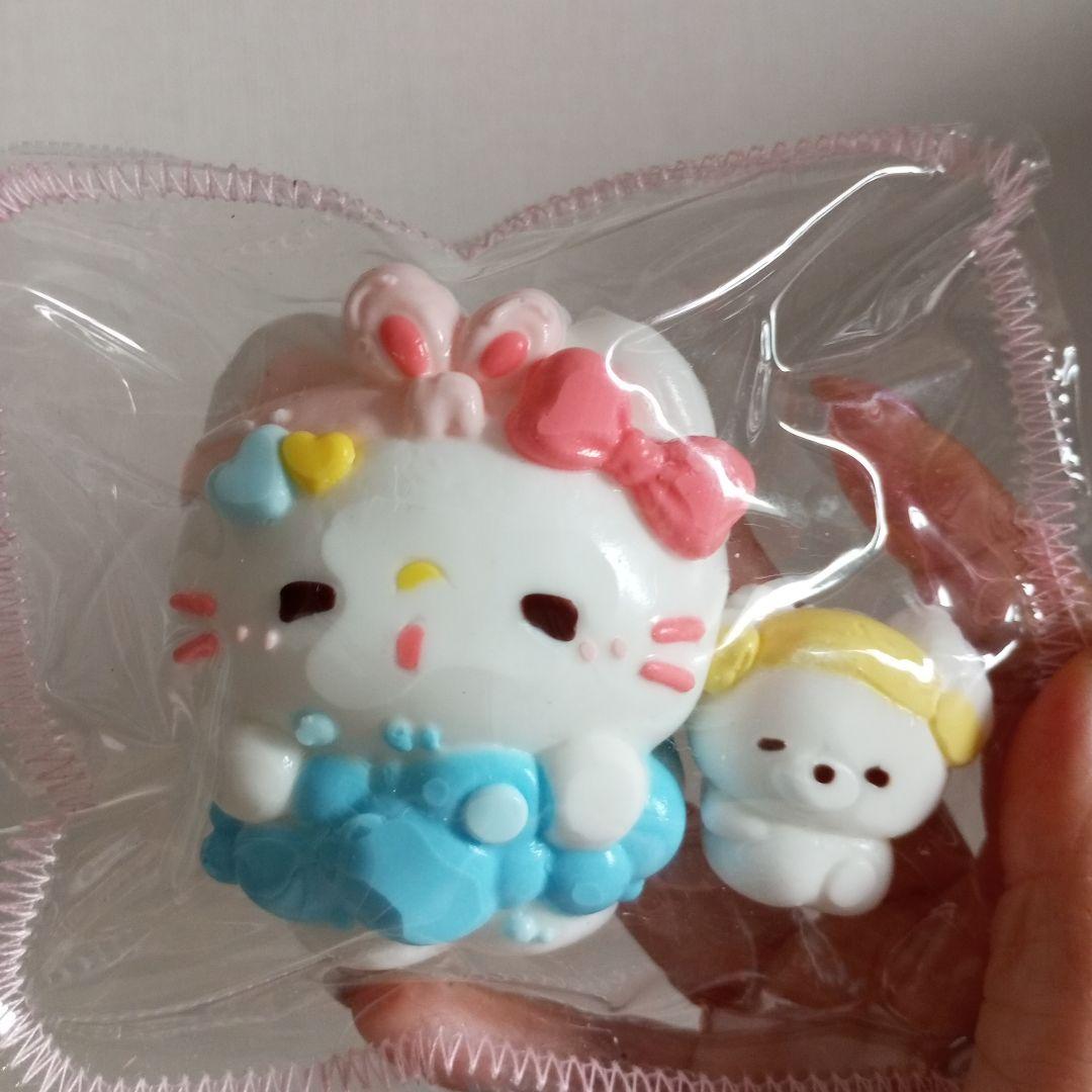 新品 お風呂タイム キティ スクイーズ 捏捏