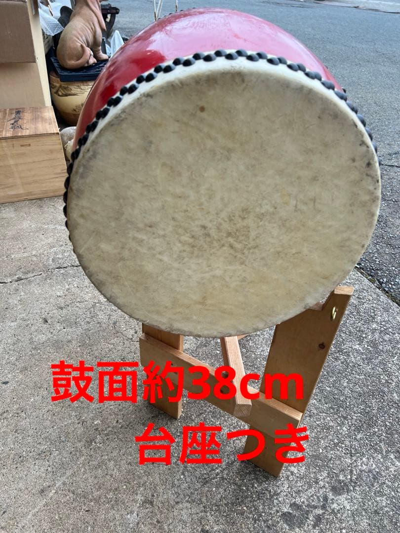 太鼓　台座つき　和太鼓 和太鼓 打楽器 和楽器　②