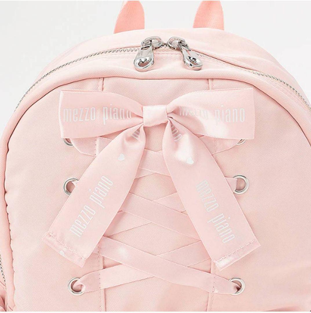 メゾピアノ 新品未使用 ピンク バレエ バレリーナリュック リュック
