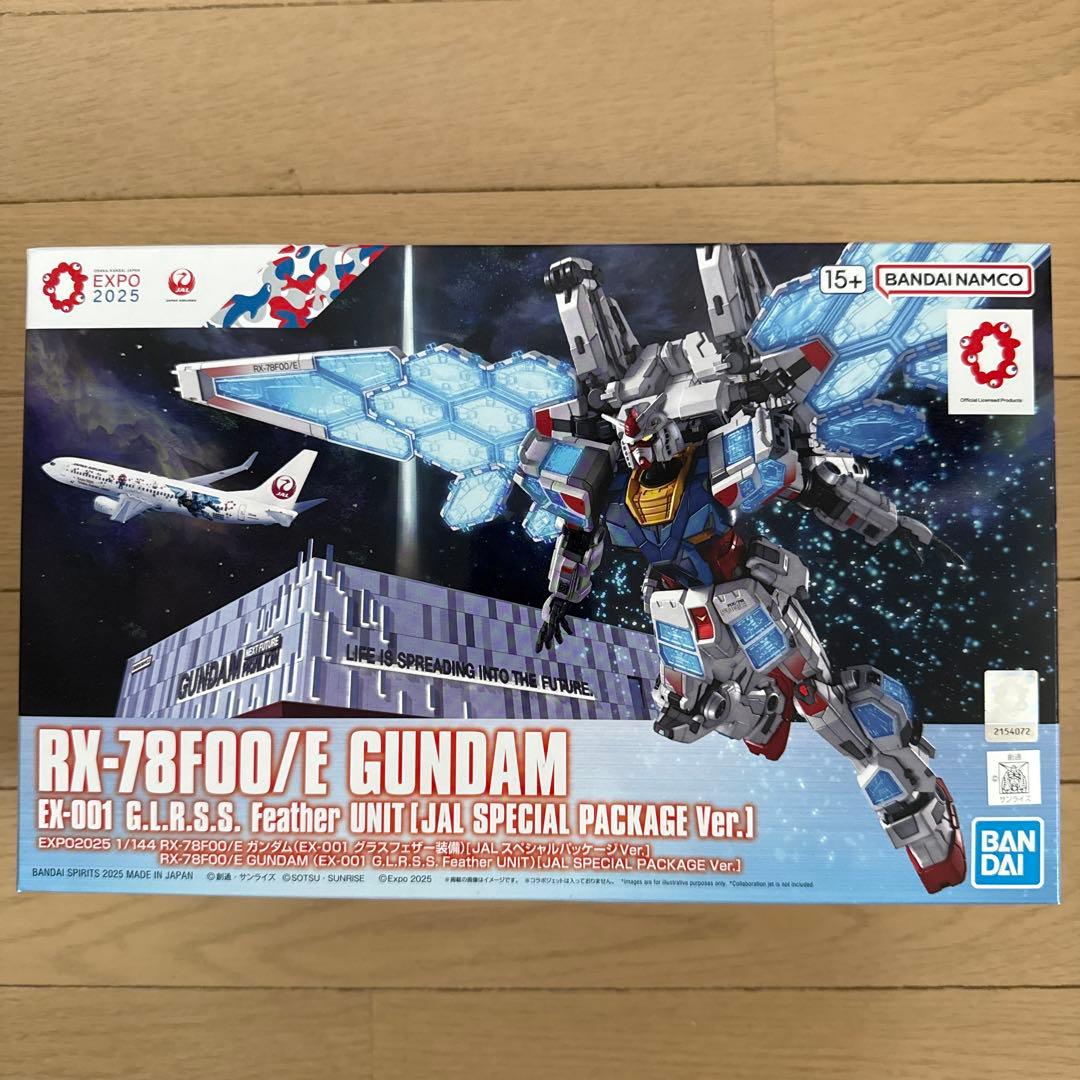 RX-78F00/E GUNDAM EX-001 JAL特別版　大阪関西万博記念