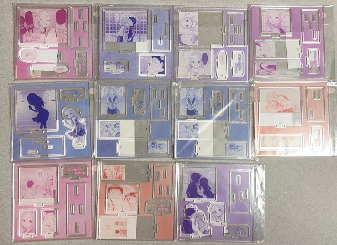 からかい上手の高木さん　TSUTAYA 有償特典　アクリルスタンド　11点