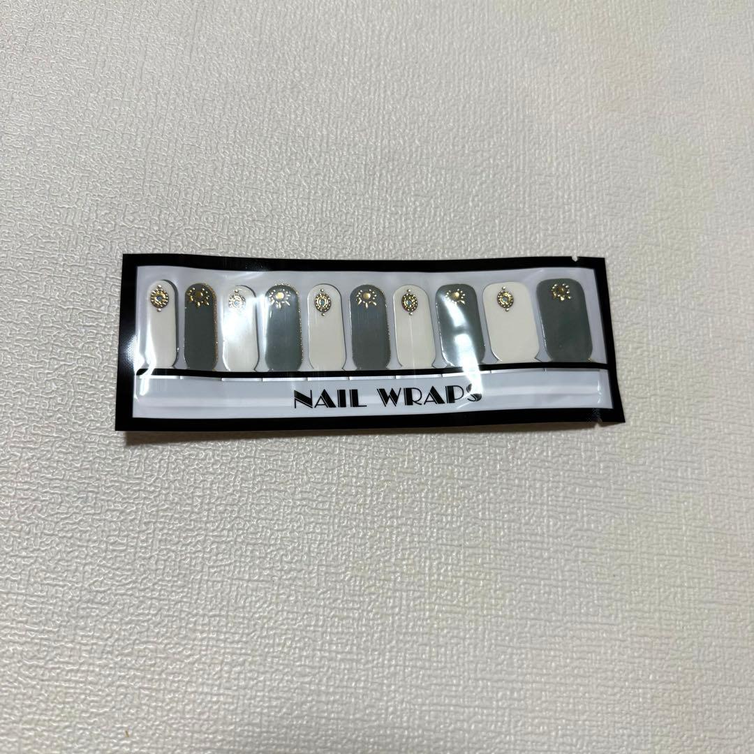 HERAXI ネイルシール 手の爪 20Pcs 爪やすり付き