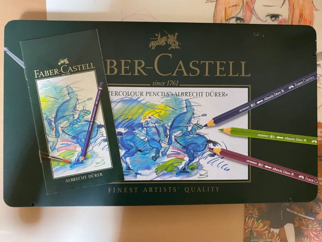アルブレヒト・デューラー 水彩色鉛筆 60色 (缶入)