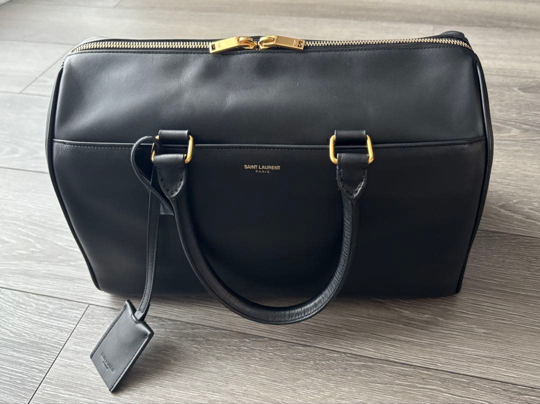 サンローラン・パリ ダッフル6 2way バッグ 黒 エディ期