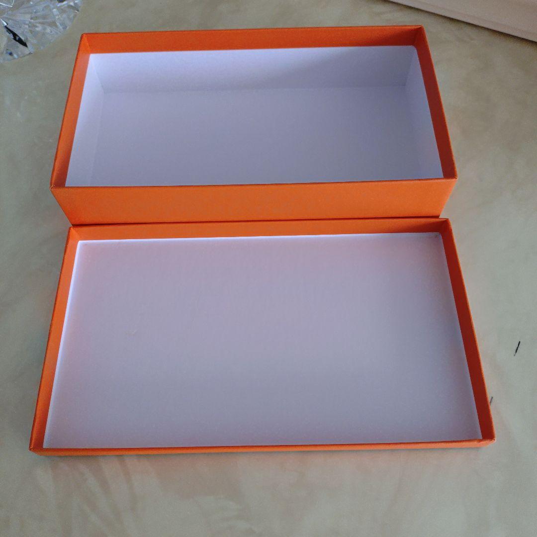 HERMES オレンジ ギフトボックス 中型 - メルカリ