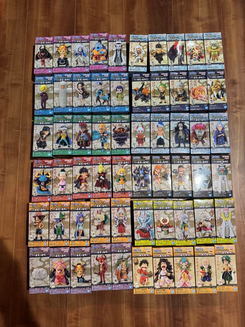 【開封品】60点セット ワンピース　ワーコレ　ワノ国鬼ヶ島編 完結編