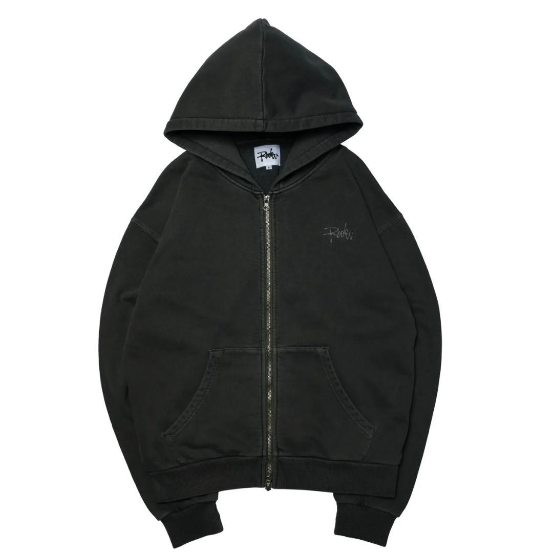 らっだぁ　ロゴジップフーディ XL ロゴジップフーディー / チャコール – らっだぁのおみせ