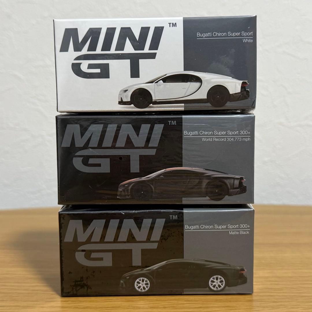 新品未開封 ブガッティ シロン 1/64 MINI GT ミニカー Chiron