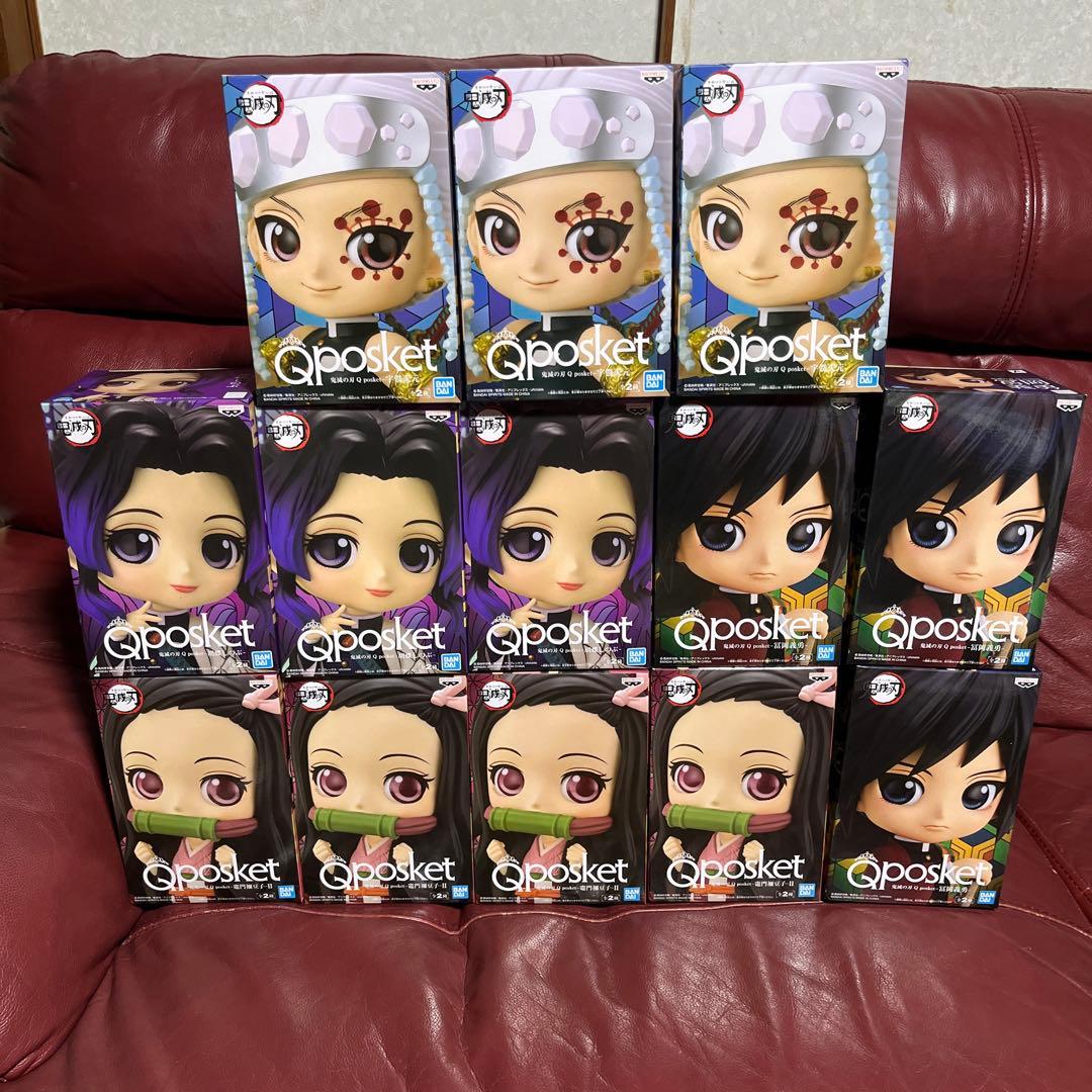 鬼滅の刃　Qposket 8種22体のまとめ売り