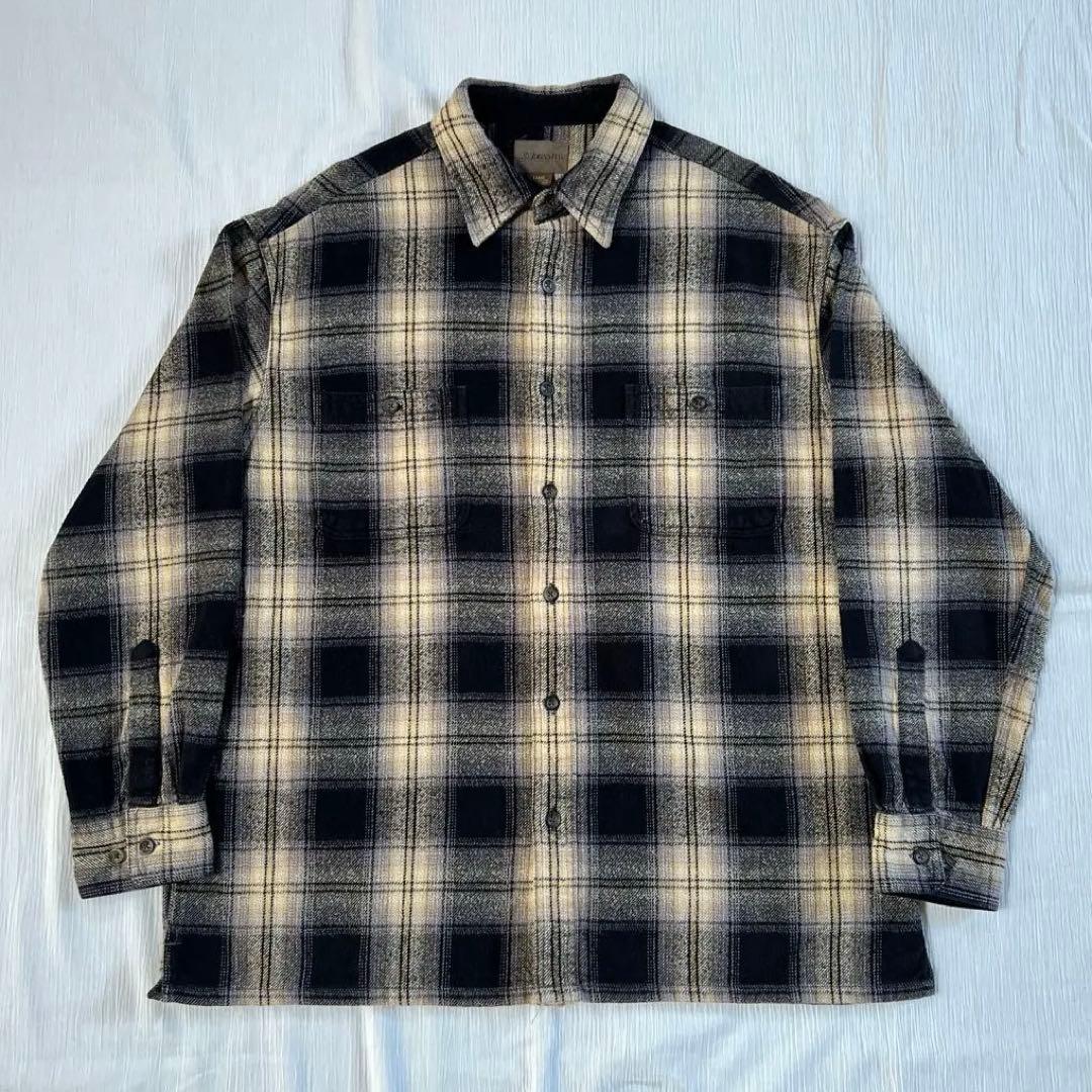 C*U様 90〜00s ST.JOHN'S BAY オンブレ ブラック ネルシャ