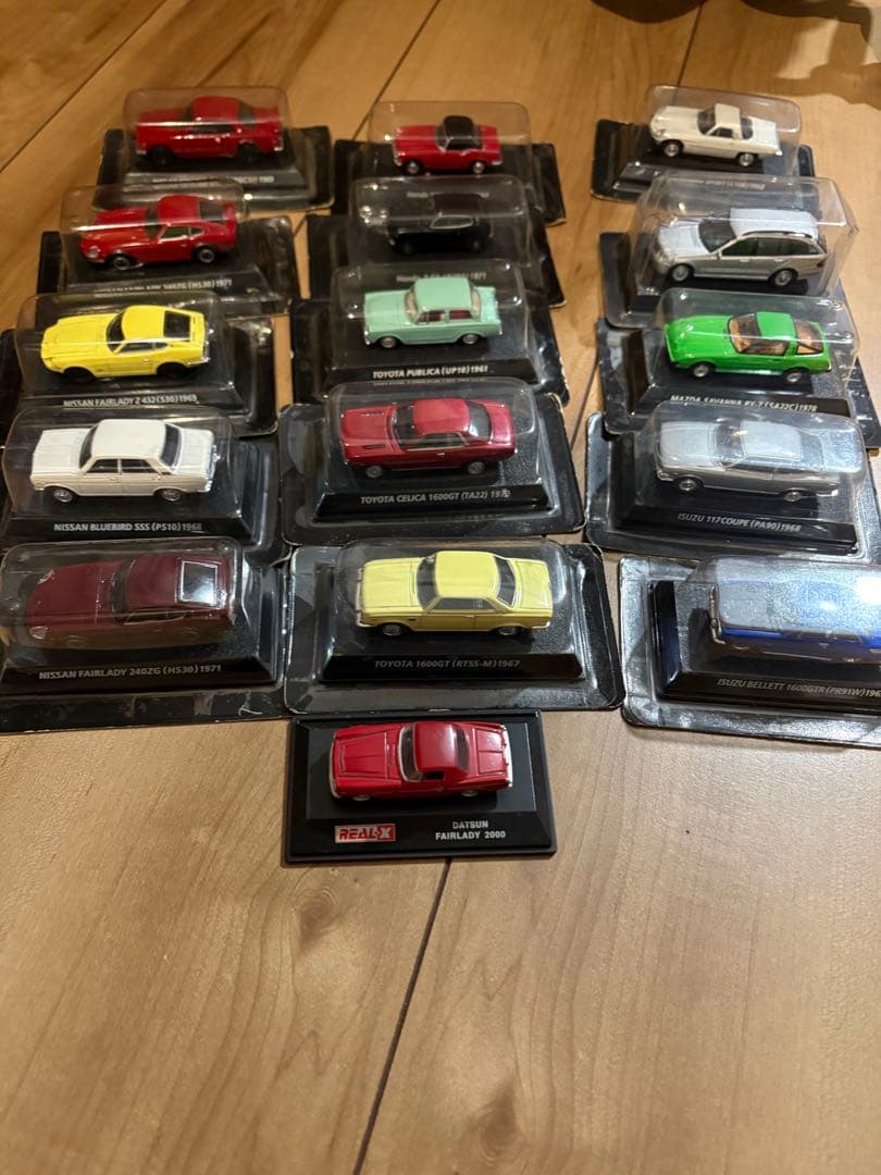 ミニカーセット 16台　KONAMI コナミ KONAMI (コナミ) ミニカー 絶版名車コレクション The Best 全種ｾｯﾄ 1