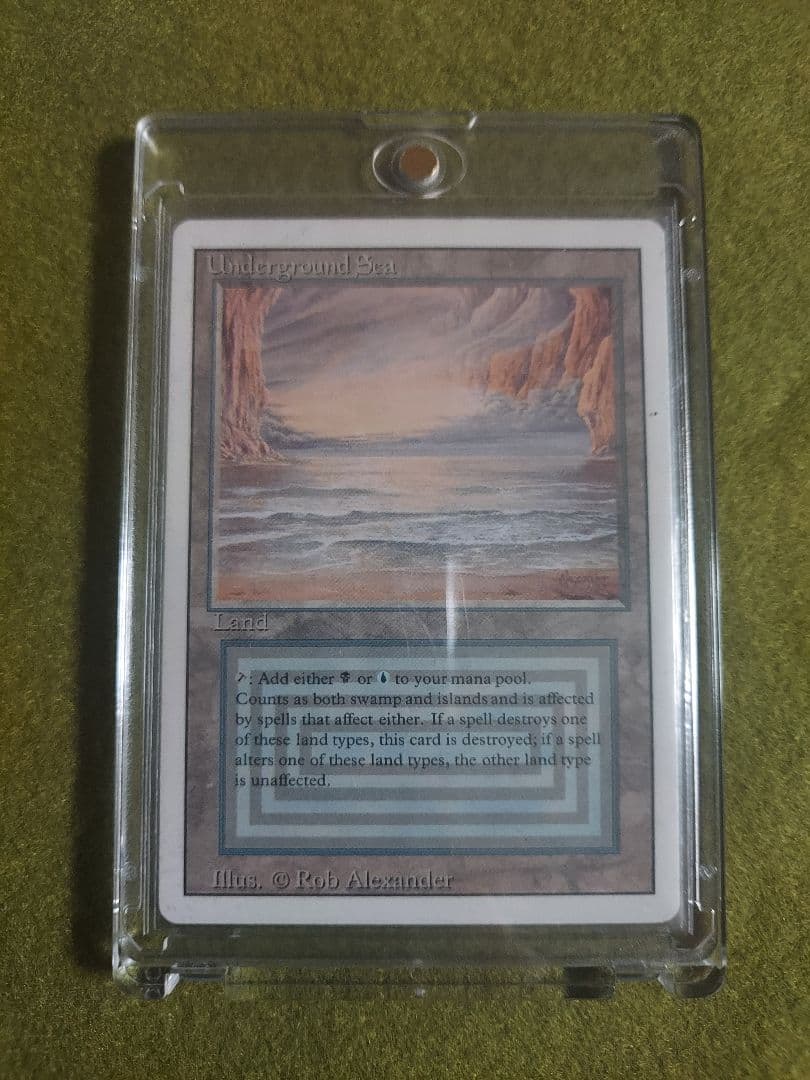 美品 MTG Underground Sea アンダーグラウンドシー(白) イタリア語)Mare Sotterraneo / Underground Sea【3ED】 白枠 No.290