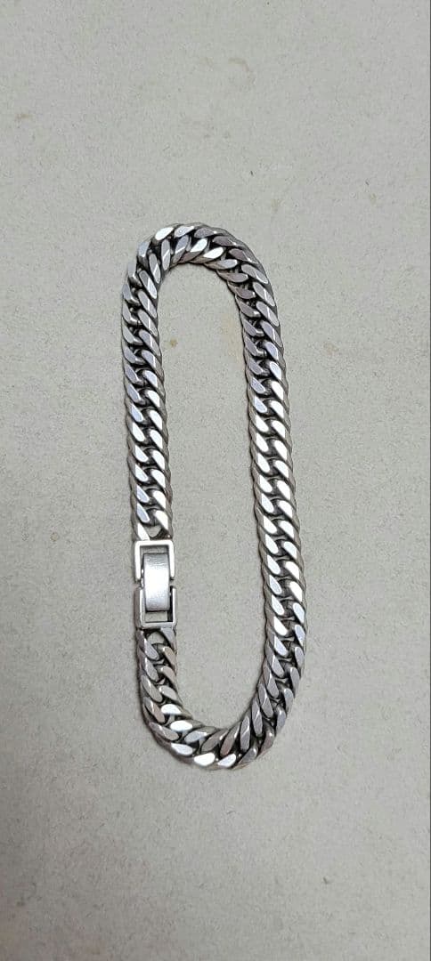 [10/15までの出品]　喜平　6面ダブル　925　ブレスレット　20cm