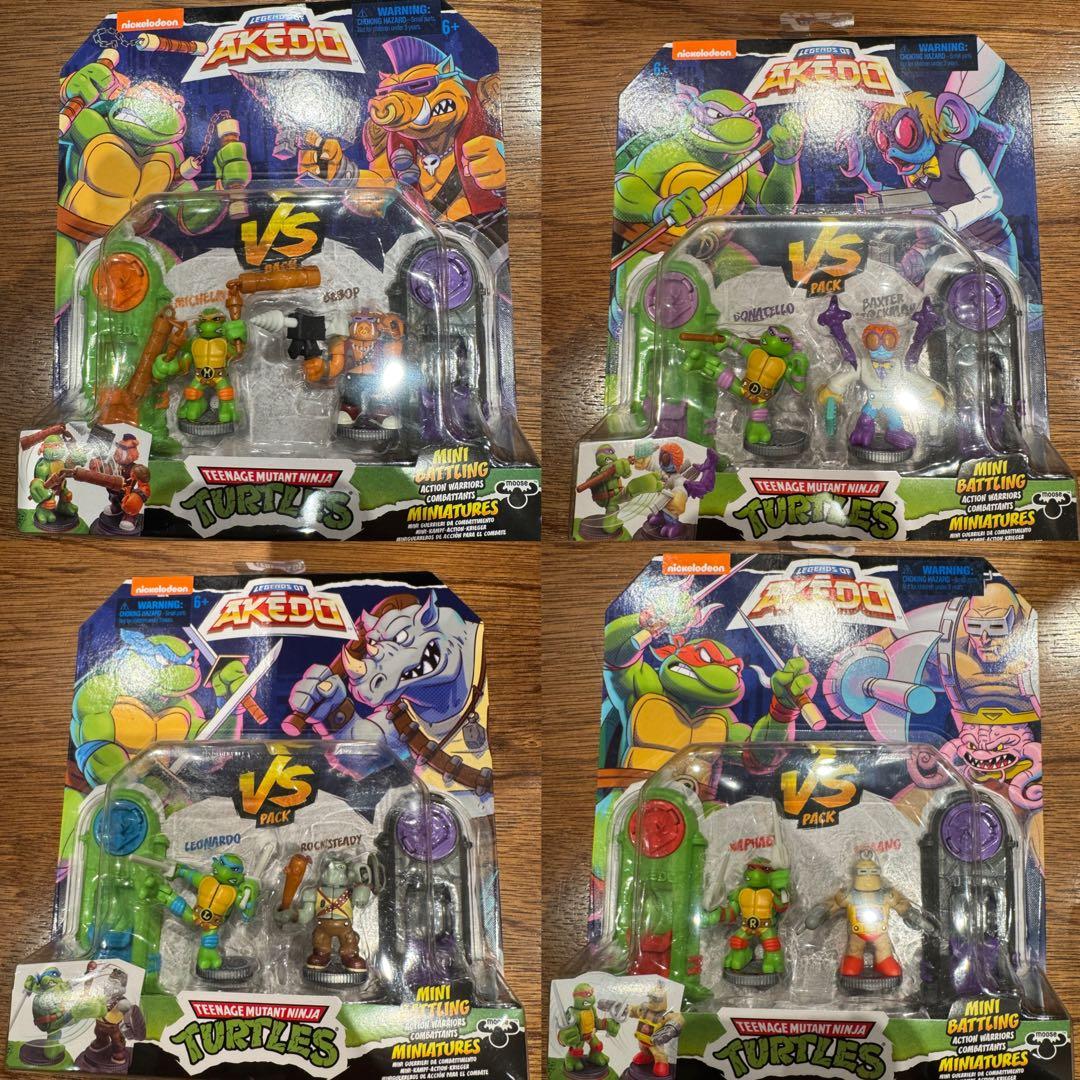 激レア 限定300個 AKEDO ミュータントニンジャタートルズ Season1 国内初！高速バトルアクショントイ『伝説のAKEDO』 TMNT(ティーン