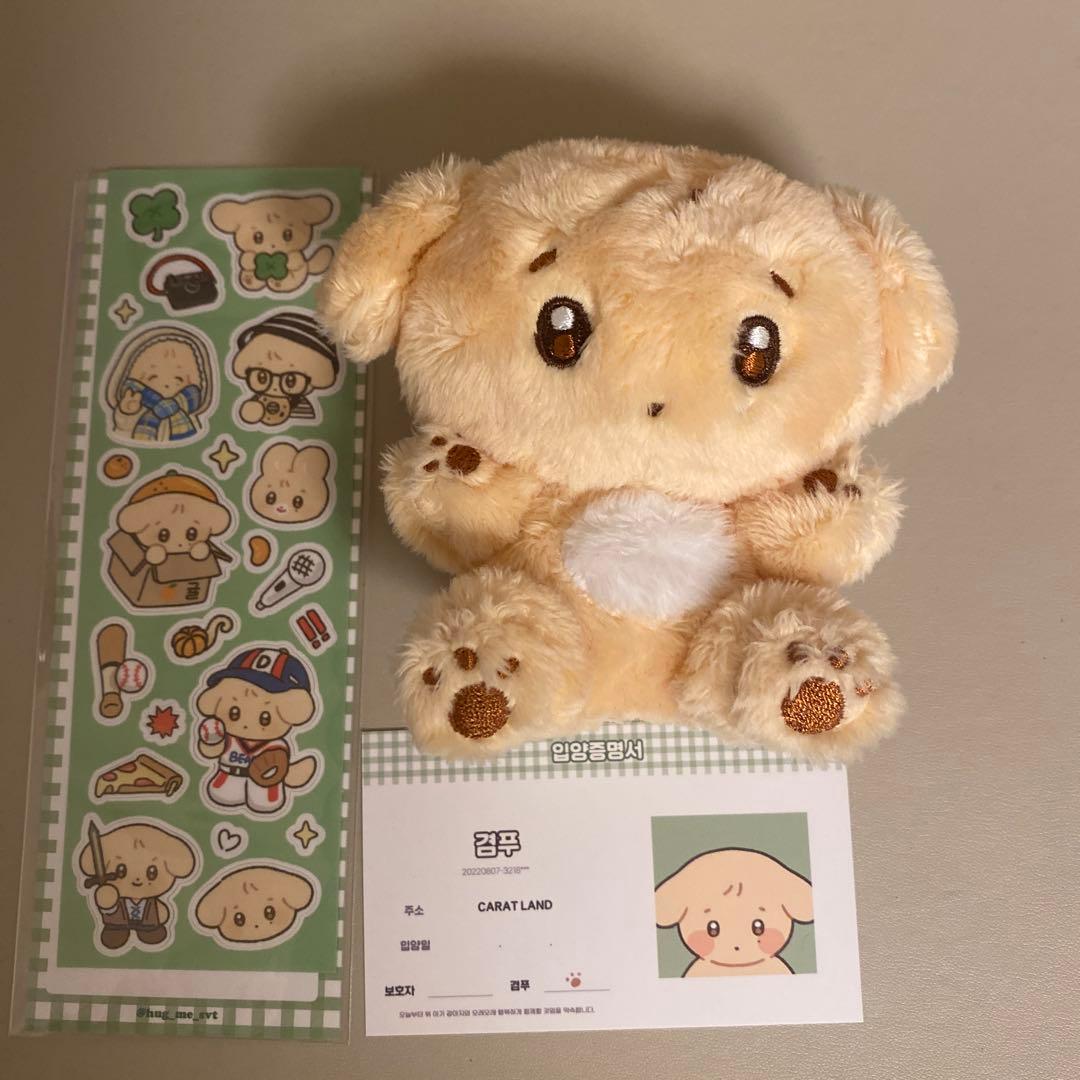 seventeen セブチ DK ドギョム マスター ぬいぐるみ 犬 イヌ - メルカリ