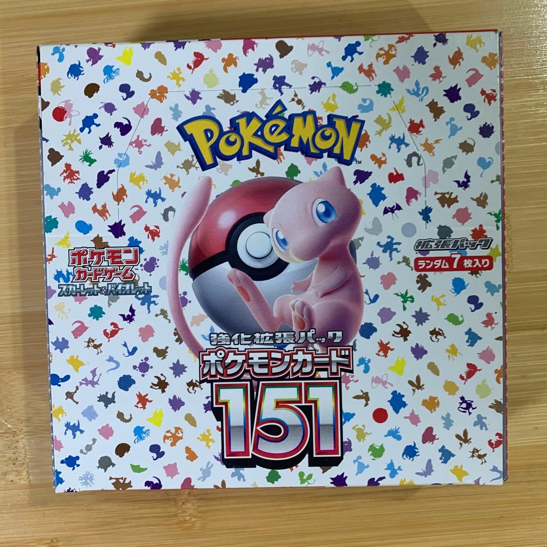 ポケモンカードゲーム ポケモンカード151 1BOX 未開封 シュリンクなし