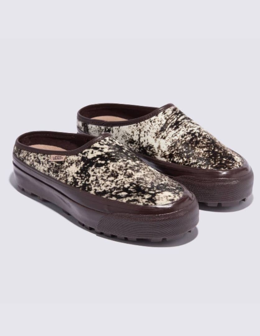 Vans LX ミュール ポニーヘアー チョコレート ハラコ スリッポン VANS（ヴァンズ） スリッポン PREMIUM ミュール / LX Mule Style 17