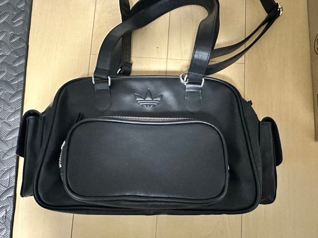 adidas RS ARCH SHLレザーハンドトートボストンバック