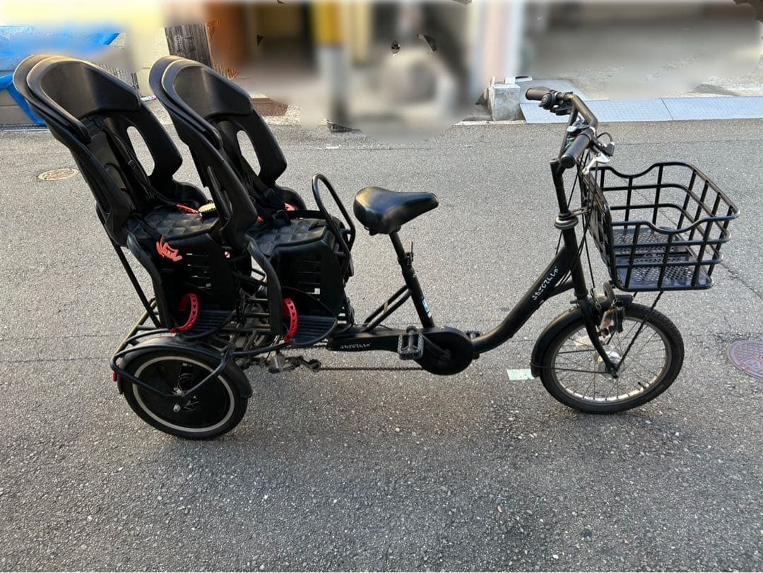 電動アシスト自転車 チャイルドシート2人乗り