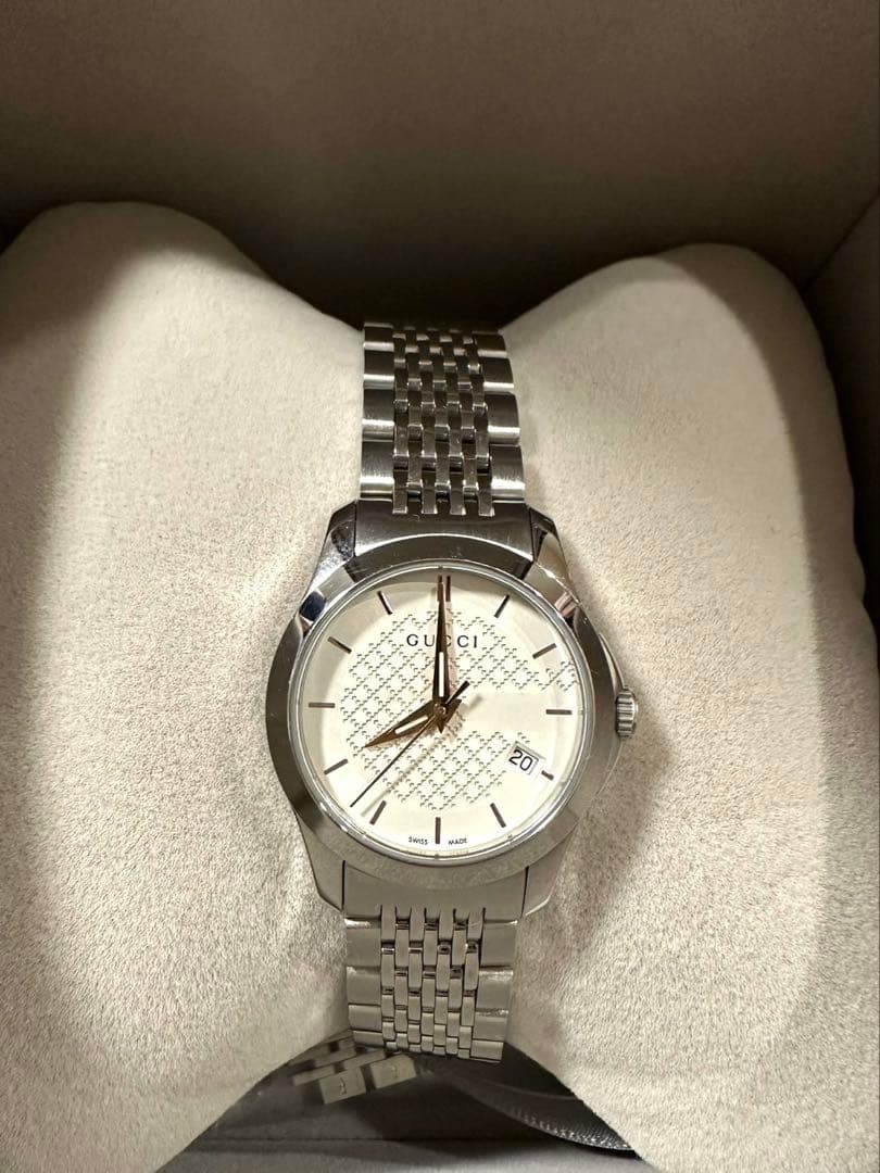 GUCCI 腕時計 126.5 ステンレススチール GUCCI Gucci G Timeless Watch Stainless Steel 126.5 Quartz Ladies 1