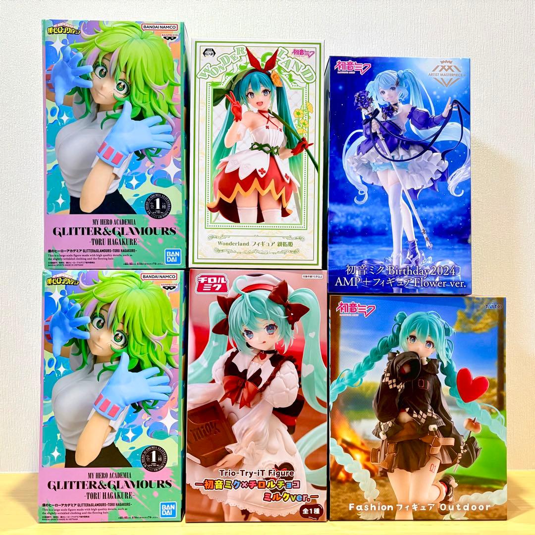 【初音ミク】【葉隠透】新作含む フィギュア 6個セット
