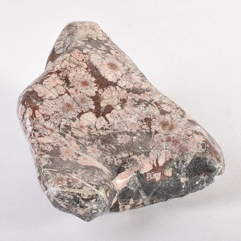 天然石　鑑賞石　菊花石　置物　重さ約1423g　V R8540 鑑賞石 天然石 菊花石 置物 重さ約2506g V S738 - メルカリ