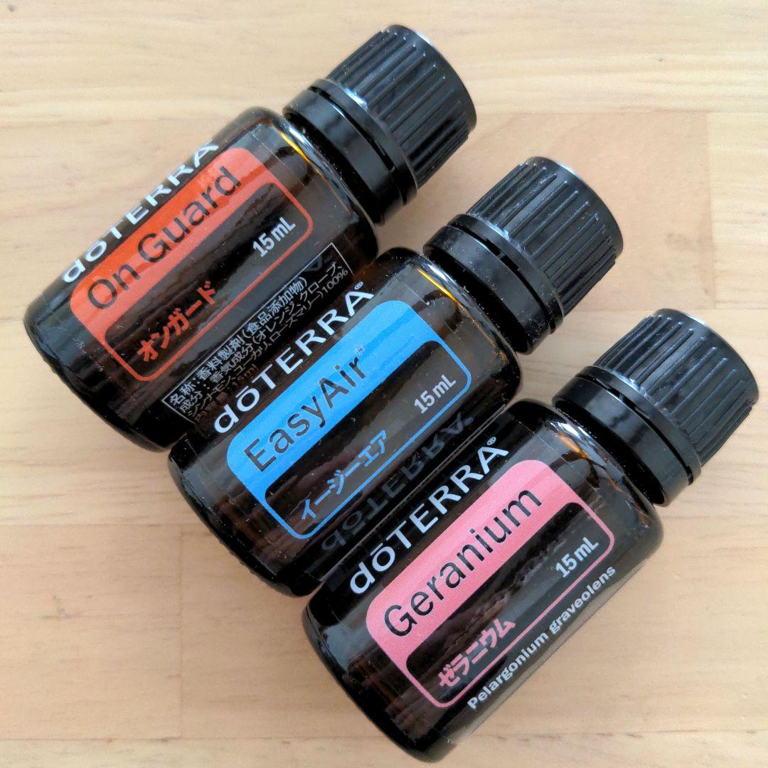 ドテラ　doTERRA　オンガード&イランイラン&ゼラニウム15ml 　新品