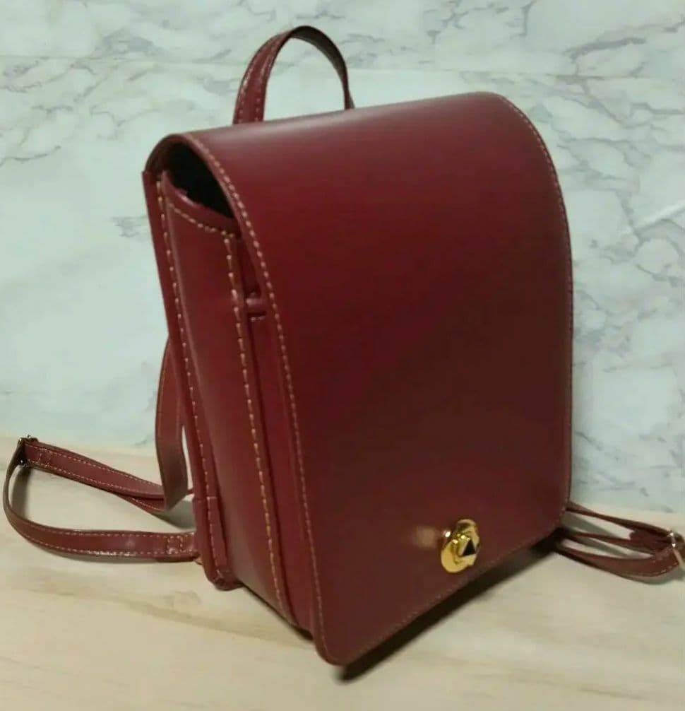 村瀬鞄行　大人のランドセル　ミミラン　バックパック　レッド　日本製 村瀬鞄行 | アウトレットランドセル - 福田屋人形店のネットストア