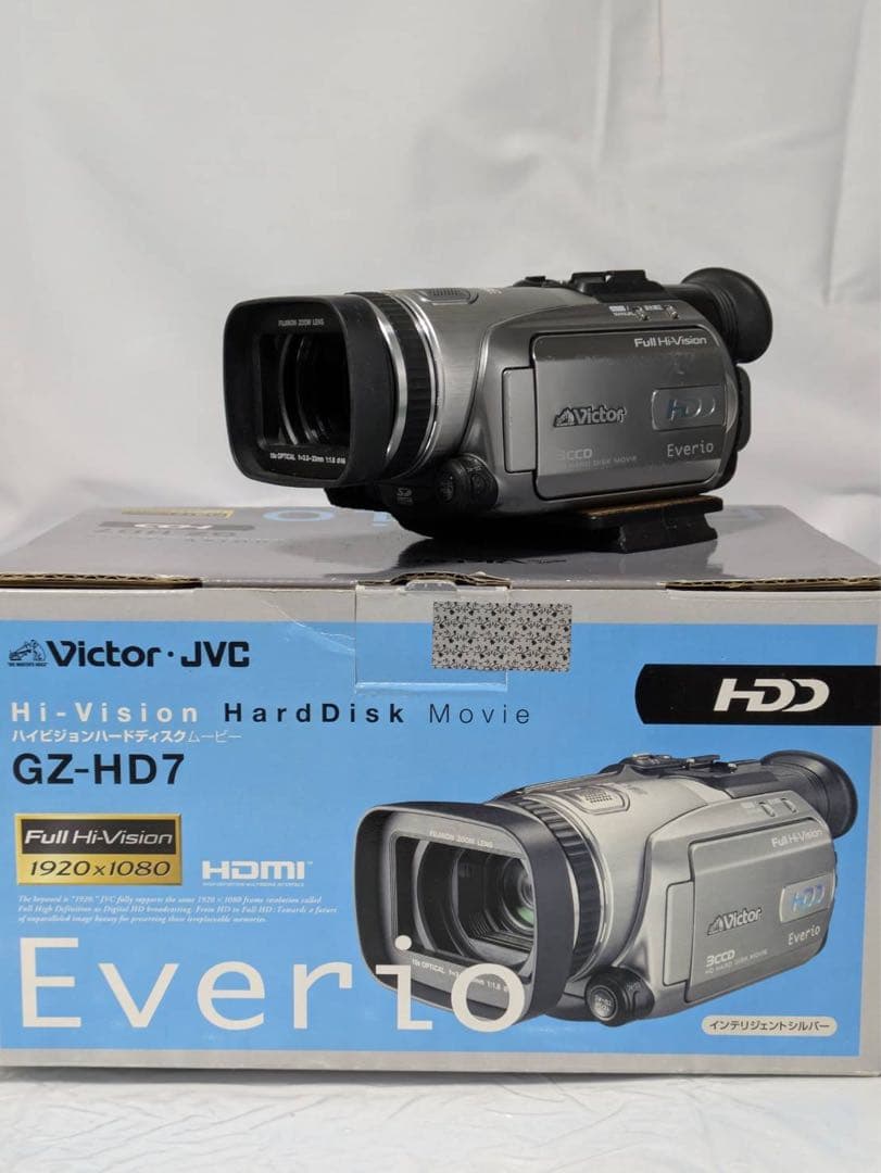 Victor Everio HDビデオカメラ 未使用の付属品多数　説明書、箱付き Amazon | JVCケンウッド ビクター □ Everio X □HDメモリーカメラ
