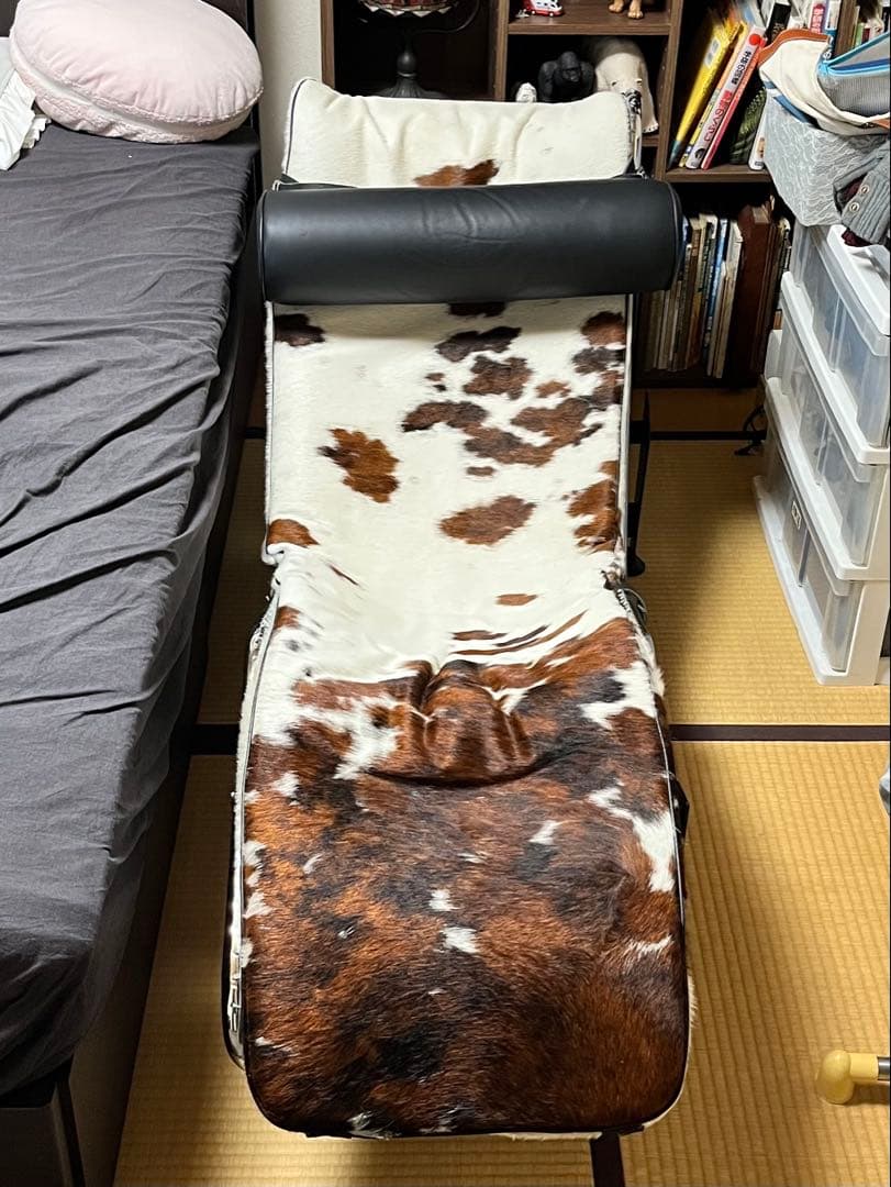 ルコルビュジエ LC4 シェーズロング ラウンジチェア ポニー柄リプロダクト品