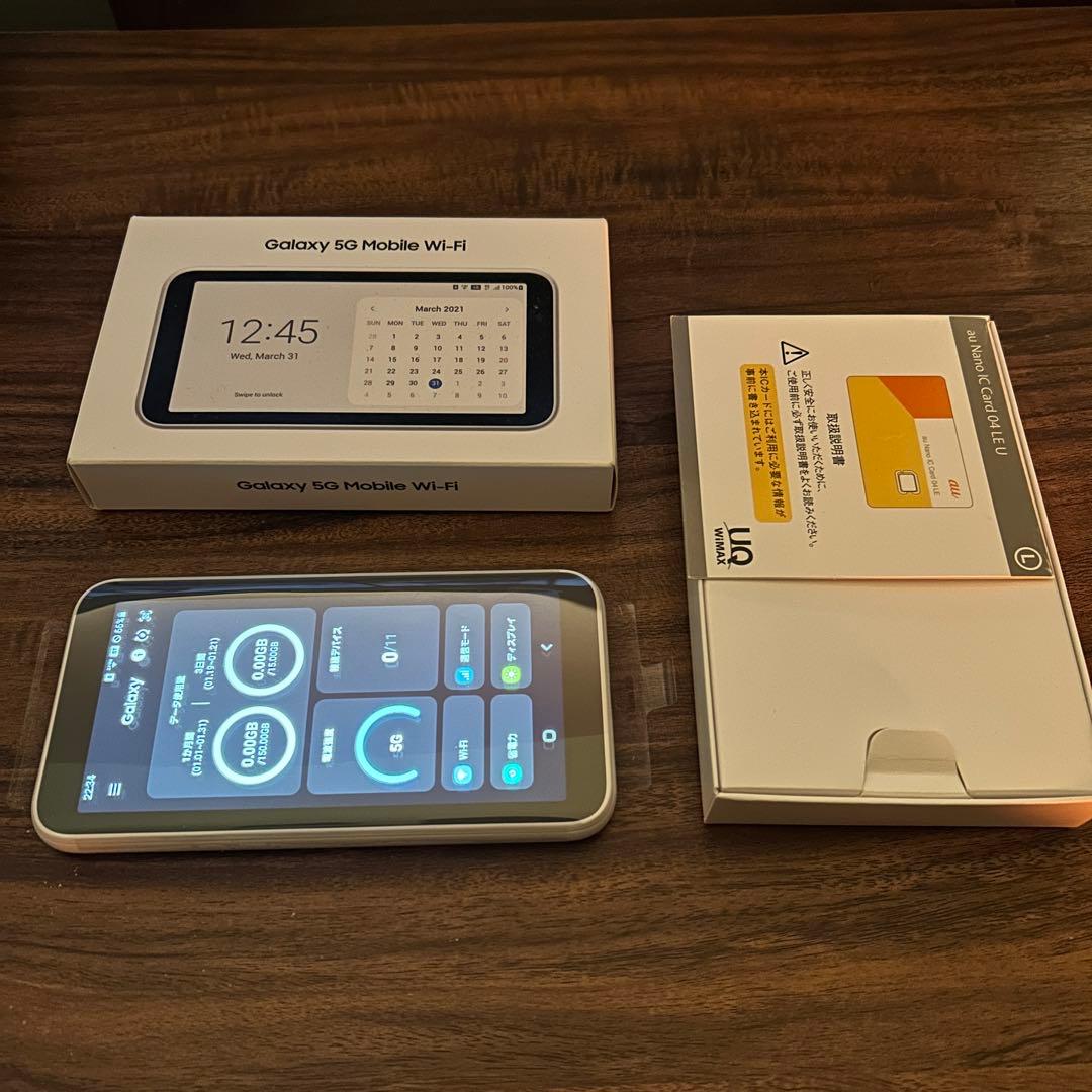 Galaxy 5G Mobile Wi-Fi モバイルルーター 付属品フル完備