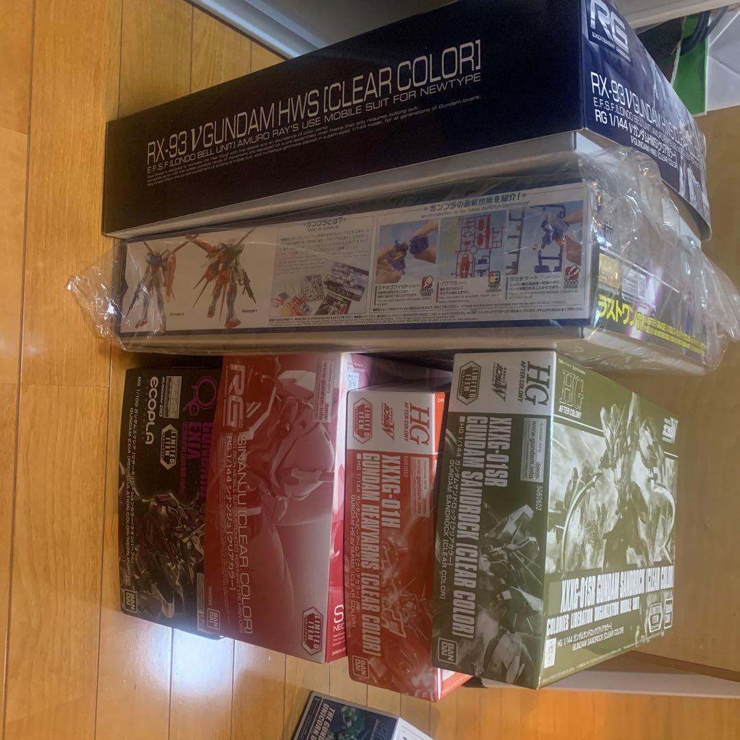 RG HG MG.ガンプラ クリアカラー セット