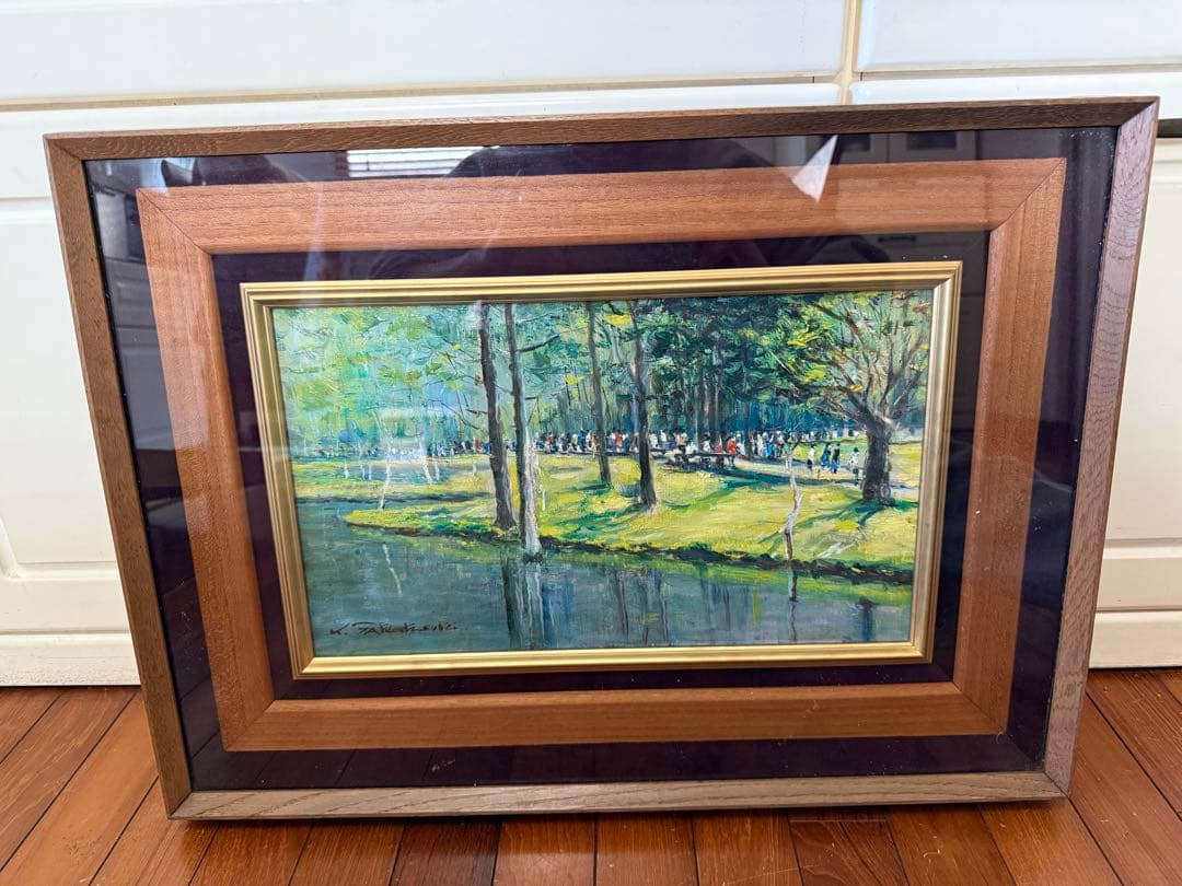 113.「北アルプス」髙橋一善 油絵