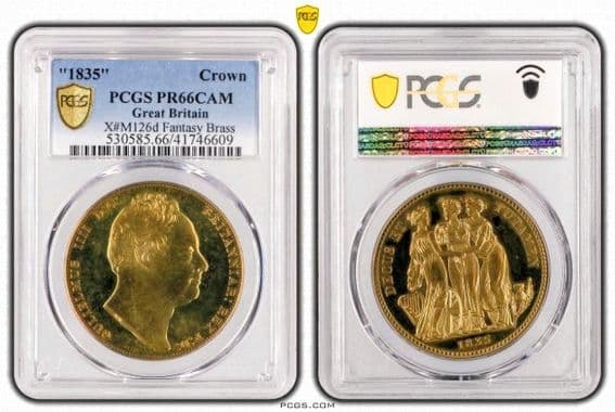 希少 1835 イギリス スリーグレイセス 黄銅貨 PCGS PR66CAM ON HOLD - $5.00 -1835 PCGS MS60 CAC | Rare Gold Coins - Douglas