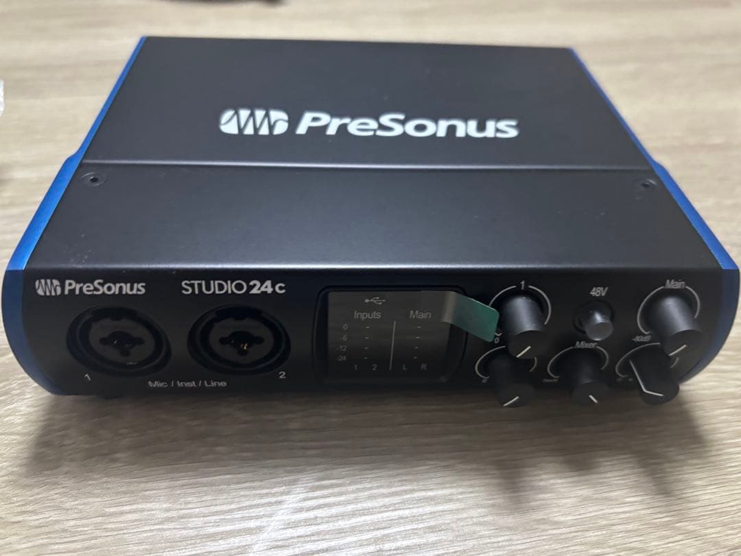 PreSonus studio 24c オーディオインターフェイス