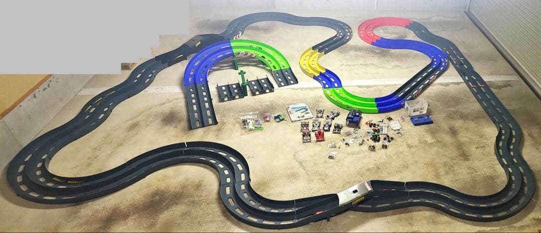 こ*こ様 ミニ四駆　 オーバルホームサーキット　バンクアプローチ　ラップタイマー