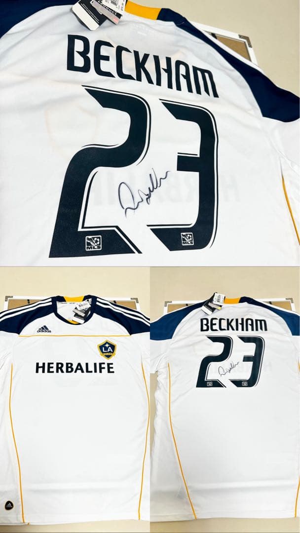 【直筆サイン】 デビット ベッカム LAギャラクシー ユニフォーム