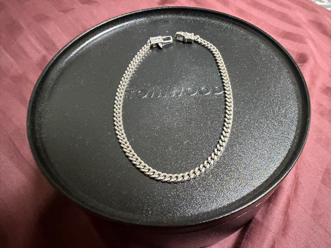 アクセサリー TOMWOOD Curb Bracelet M 7. Curb Bracelet M - Tom Wood Project Official Online Store