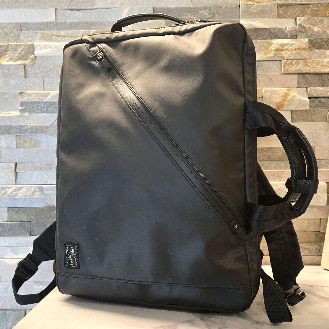 PORTER　ポーター　CLOUD　クラウド　ビジネスバッグ　3WAY　2層　黒