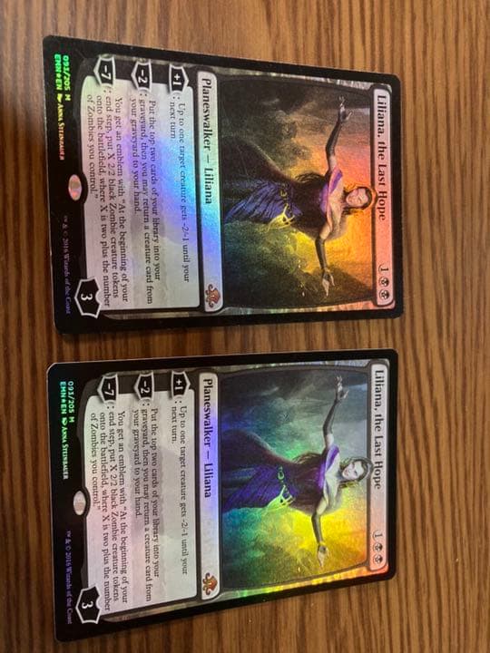 『MTG』最後の望み、リリアナ　2枚セット EX]最後の望み、リリアナ/Liliana, the Last Hope《日本語》【2X2】