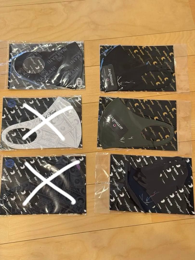 Karl Kani マスク 6枚セット Mサイズ