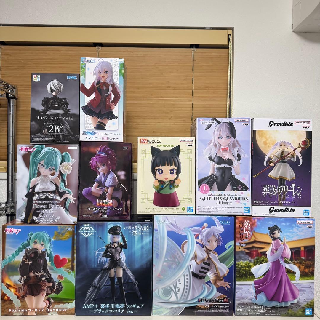 美少女系プライズフィギュア 11体セット フリーレン/初音ミク/着せ恋