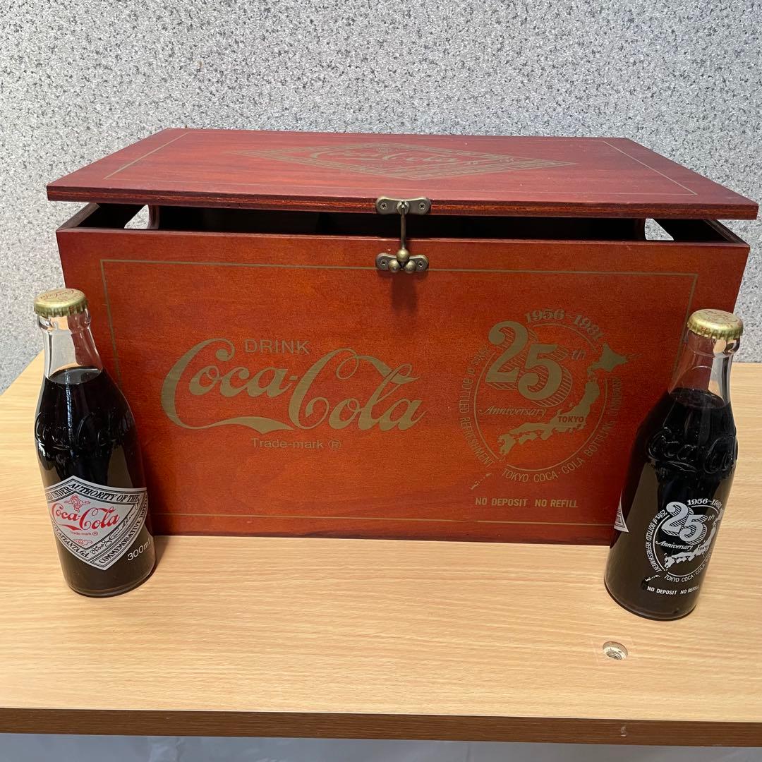 コカコーラ25th Anniversary 木製ボックスセット1956-1981 - メルカリ