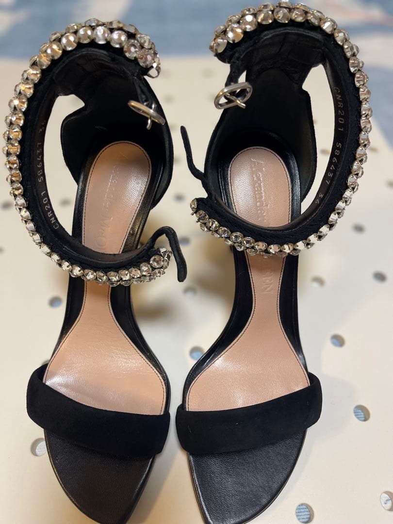 Alexander McQueen ブラック ハイヒール 36