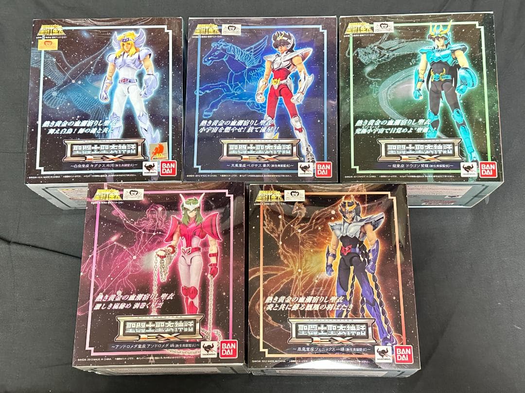 【開封済み・美品】聖闘士聖衣神話EX 新生青銅聖衣５体セット 聖闘士聖衣神話EX ドラゴン紫龍 (新生青銅聖衣) ～GOLDEN LIMITED